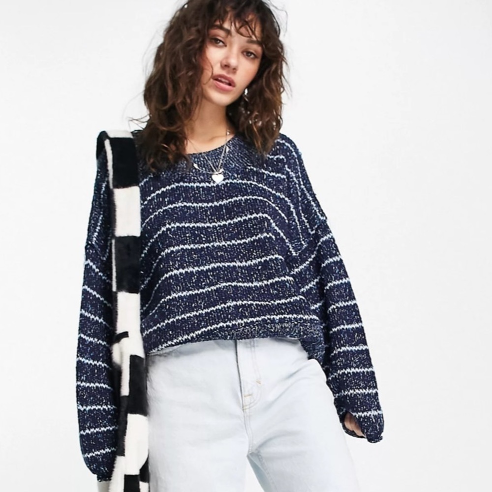 FREE PEOPLE Starlight Striped Sweater Size XSmall NEW​​